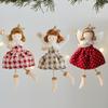 2026 Christmas Cute Plush Angel Elf Tree Ornament Pendant