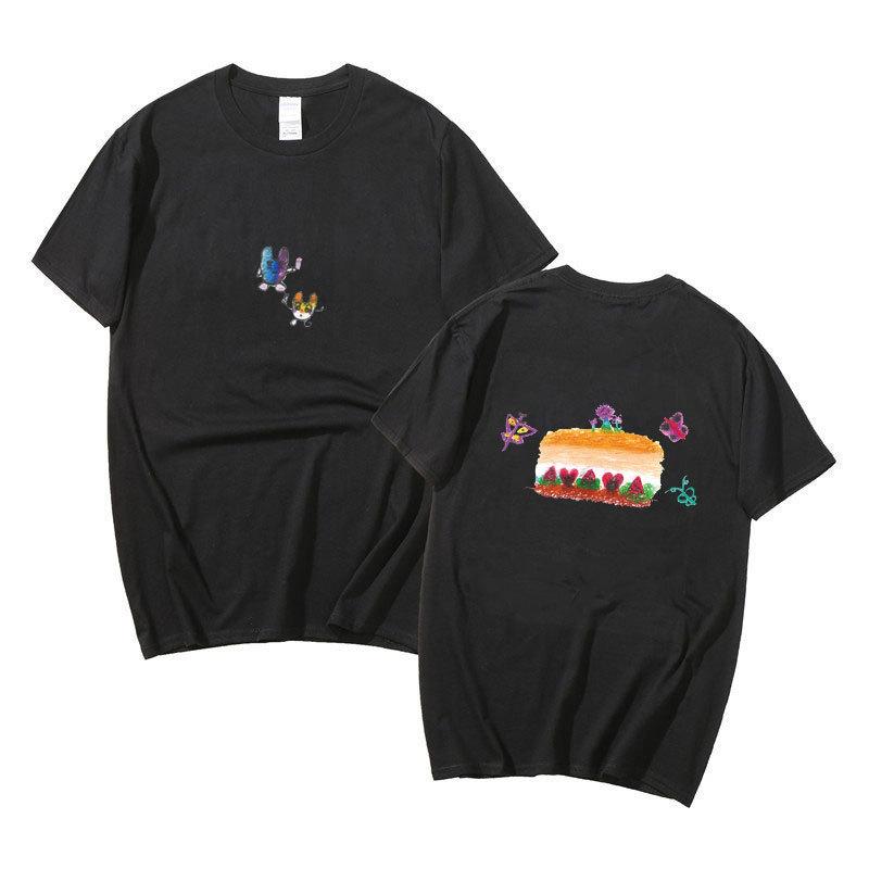 Support Kpop Combination Around Harajuku Print Fashion Men S And Women S T-Shirts, Tops Short S
