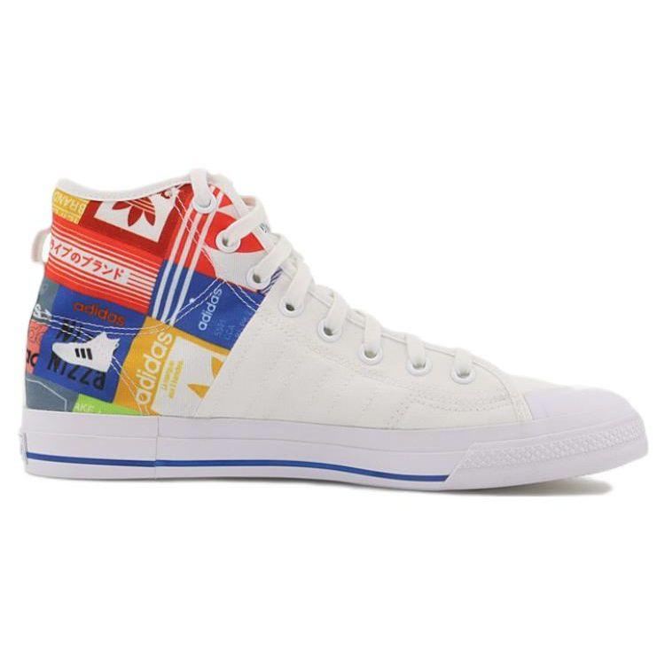 adidas Unisex tenisky Nizza High RF Graphic Design White GX2712