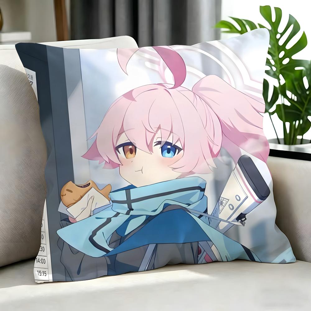 Game Takanashi Hoshino Cushion Cover Cushion Cover Set 4Pcs 50x50 45x45 40x40 Pillowcase Decorative Sofa Home Decor