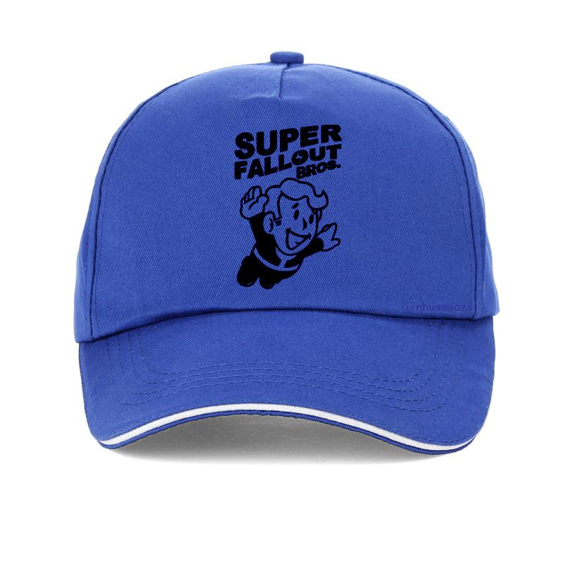 Super Fallout Bros Letter Print Baseball Cap Vault Tec Gaming Video Game Fallout Man Women Snapback Hats Gorra