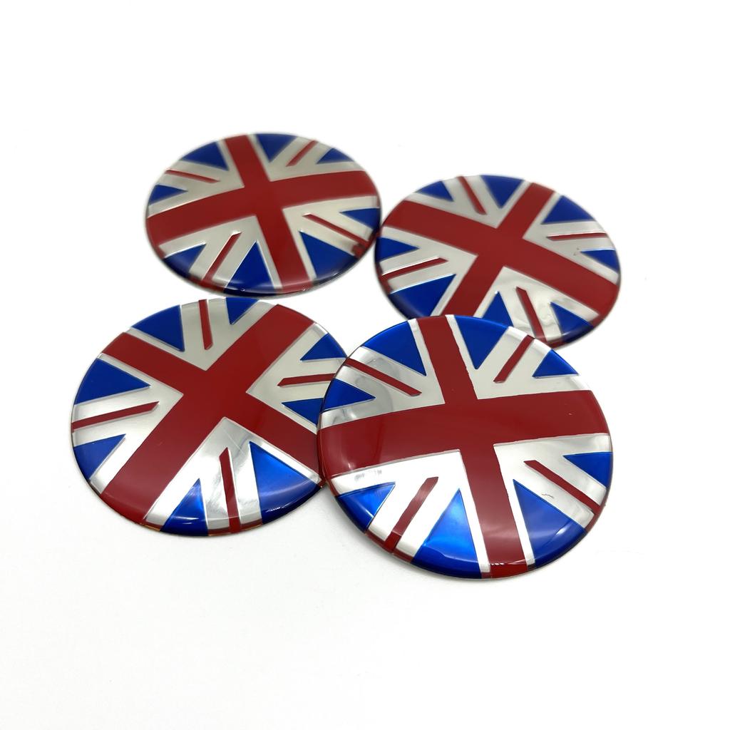 4Pcs 52mm Letters JCW John Cooper Works Emblem Mini S Countryman 54mm Car Wheel Center Hub Cap Modiified Badge StickerAccessorie TD1