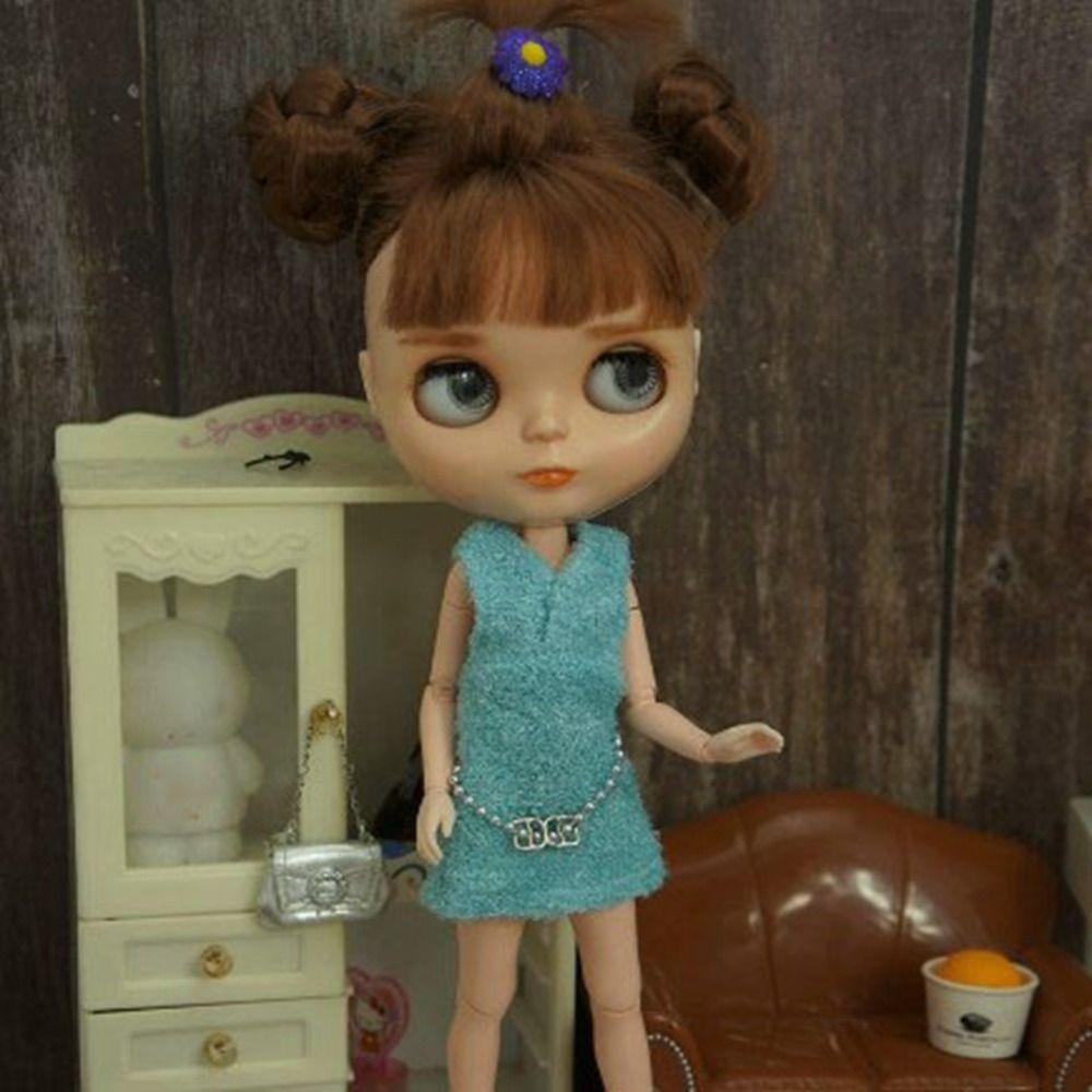 Mini Elegant Jeans Pants Fashion Simple Dresses Coat for azone19 ICY DBS Dolls For blythe Dolls