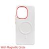 Leather Case For OnePlus 13S 1+ 13T Magsafe Metal Aluminum Alloy Lens Frame Protection Anti-slip Grip Plain Vegan Leather Cover