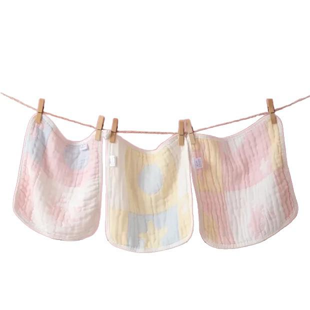 Women's Bamboo Cotton Gauze Face Towel - Super Soft, Thin Style for Adult Face Washing