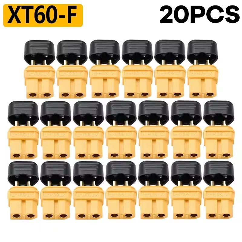 1-40PCS XT60 Battery Connector Male & Female Bullet Connector Plugs with Sheath Housing for RC Battery Motor FPV XT-60 Adapter