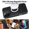 Fashion Leather for Magsafe Phone Case for iPhone 16 Pro Max 15 14 13 12 11 With Stand Bracket Strong Magnetic Shockproof Cover