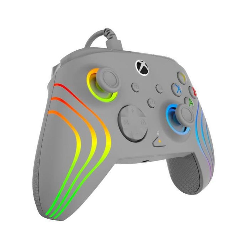 Manette de jeu - TURTLE BEACH - Afterglow Wave - RGB - Filaire - Gris