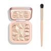 KYDA Face Highlighter Palette High-Gloss Illuminator Narutal Glow Finish Pearl Shimmer Smooth Bake Powder Long-Lasting Sparkling Makeup-Sun