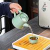 Portable Ceramic Tea Set with 1 Pot and 4 Cups