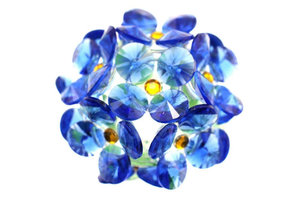 Navire Compact Crystal Hydrangea Figurine