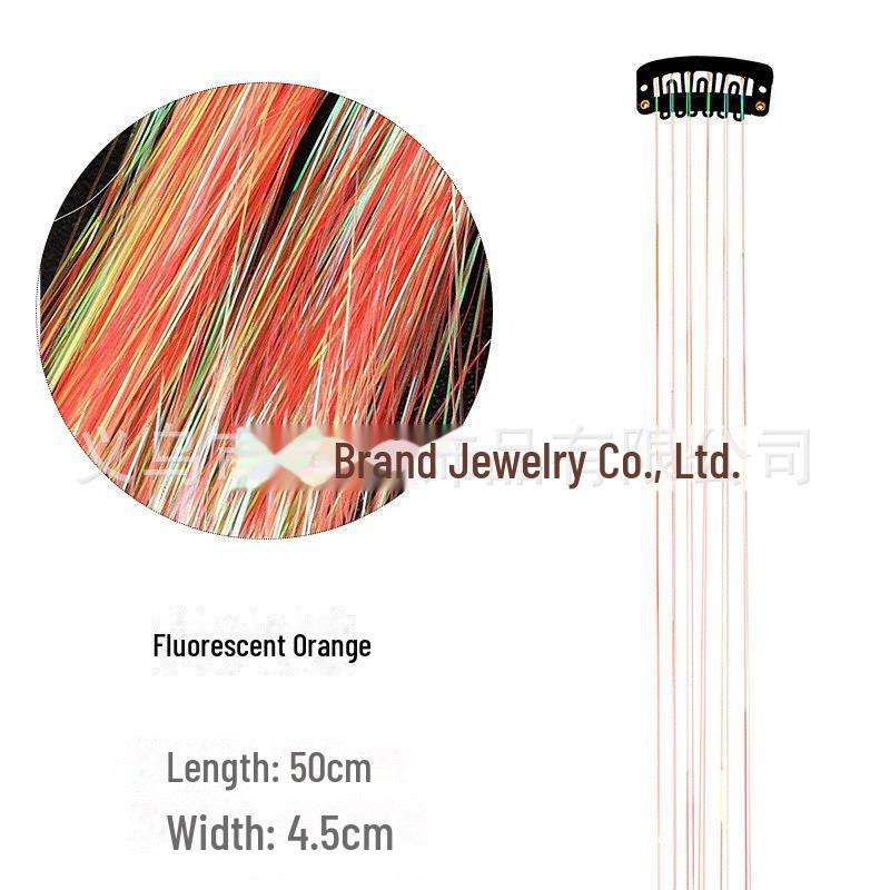 

Накладные волосы Laser Silk из 6 прядей мишуры — яркие, бесшовные, с цветными золотыми и серебряными блестками