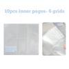 Kawaii Kpop Photo Card Binder 3 Inch Idol Photocard Album with 4/6/9 Grid Slots Capacity Pvc Storage Book for Korean Idol Cards