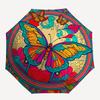 Colorful Butterfly Mandala  DecorUmbrella, Portable 3-Fold Compact Umbrella,Christmas Gift ES392