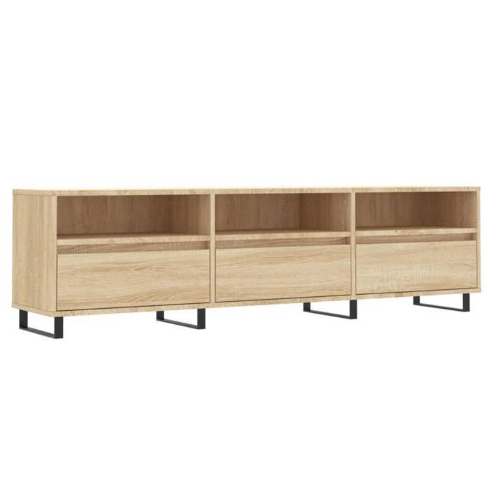 vidaXL Meuble TV chêne sonoma 150x30x44,5 cm bois d'ingénierie 831303