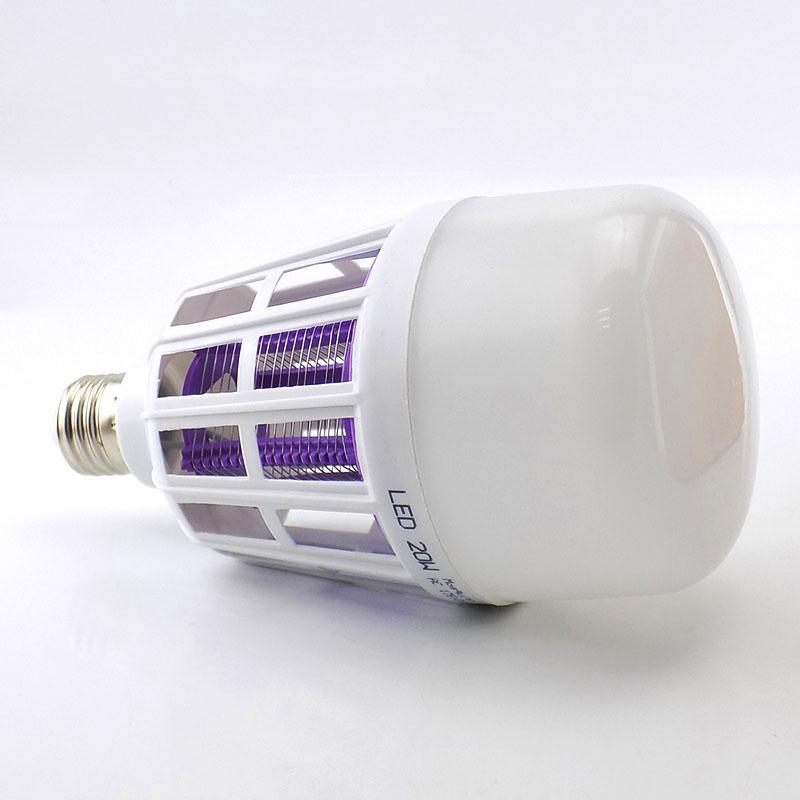 20W Anti Mosquito Light Bulbs UV White Lights Muggen Bug Zapper Insect Electric Killer Night Lamp E27 MAC 220V Lampe