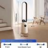 AIRMATE Quiet Bladeless Tower Fan with Negative Ion Purification