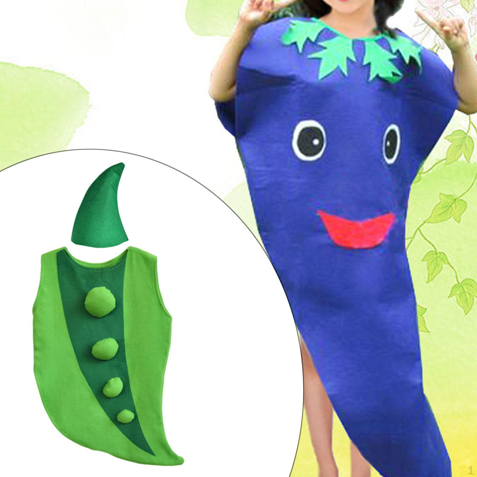 

Костюм на Хэллоуин Милая детская одежда для праздников Сценическое шоу Peas