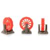Unfading Color Decorative Resin Fish Tank Ornament Simulation Aquarium Waterwheel Stone Decoration Aquarium Accessories