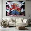 One Piece Monkey D Luffy Wall Tapestry Aesthetic Wall Hanging Printed Fabric Blanket Decorative Tapestries For Bedroom Living Room Home Decor