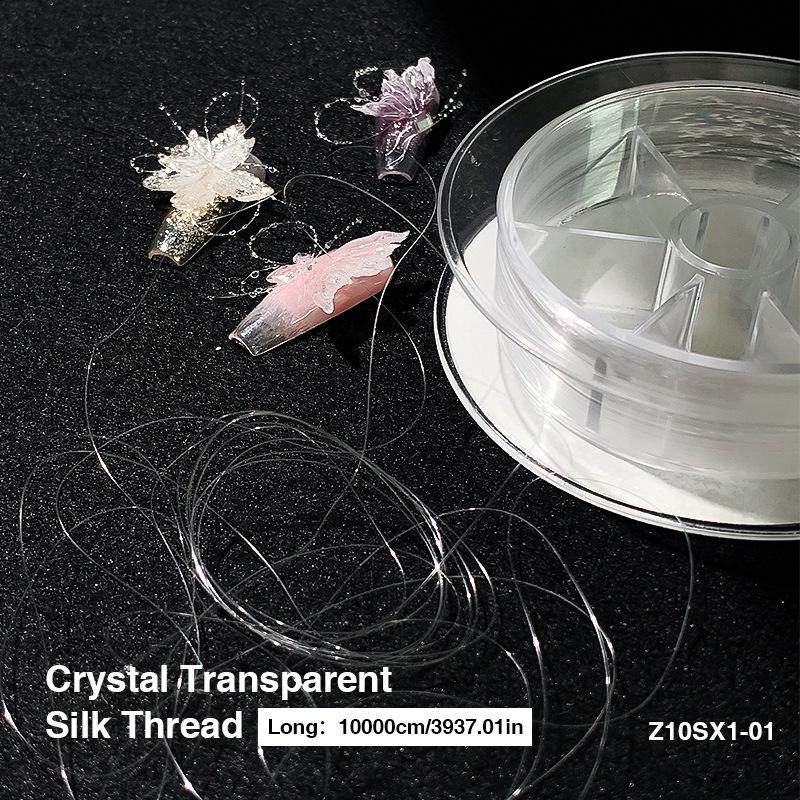 

Продвинутые украшения для ногтей в стиле феи с кристаллами-бабочками и прозрачной шелковой нитью