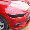 Auto-Frontscheinwerfer-Lampen-Dekorationsabdeckungen, ABS-Dekoration für Ford Mustang 2024 Up, Außenzubehör, gesmokt, schwarz