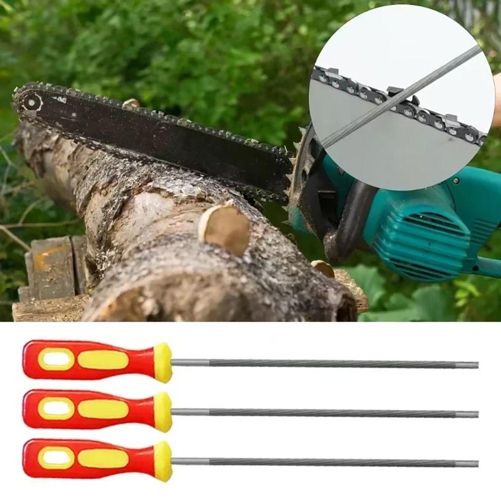 1Pcs Round Chain Files 4.0/4.8/5.5mm Sharpening Tool Durable Saw Sharpener Hand Tools Accessories