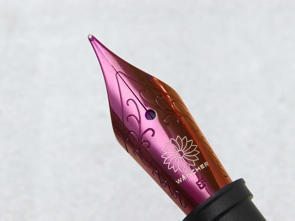 WANCHER Replacement Nib Jowo Nib In Russet Brown for Wancher Fountain Pens Extra #6 (EF Fine)