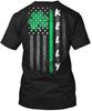 Kelly Lucky Family Clover Flag T-Shirt Made In the USA Size S To 5XL