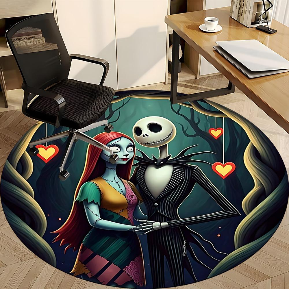 1pc Nightmare Before Christmas Chair Carpet for Office, Non-slip, Soft and Durable Office Rug, Perfect for Office yy251226033