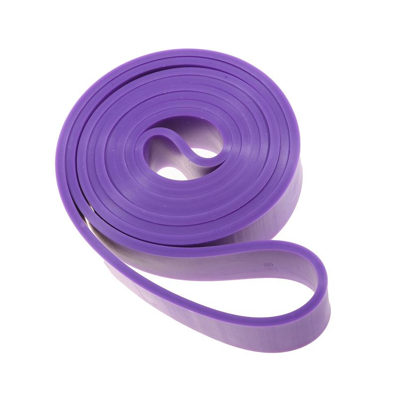 

Прочная латексная лента, эластичная лента для силовых подтягиваний, вспомогательная лента для пилатеса, тренажерный зал, оборудование для фитнеса, укрепляющий поезд фиолетовый