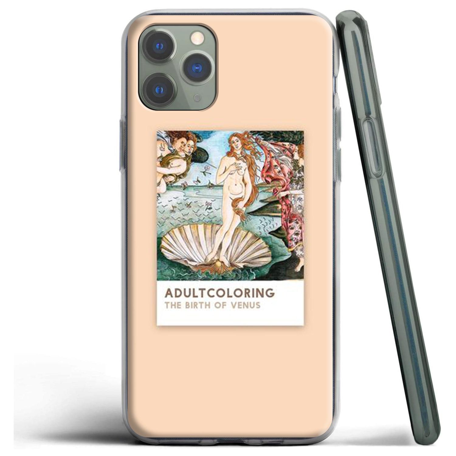 

Эстетический силиконовый чехол Van Gogh Pantone для Apple iPhone 12 Mini 11 Pro SE XS X XR Max 8 7 6S 6 Plus 5S for Iphone 11 aero синий