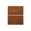 Rubber and Coconut Doormat - DKD Home Decor - Brown - 11x76x46 Cm - Rectangular - Decorative