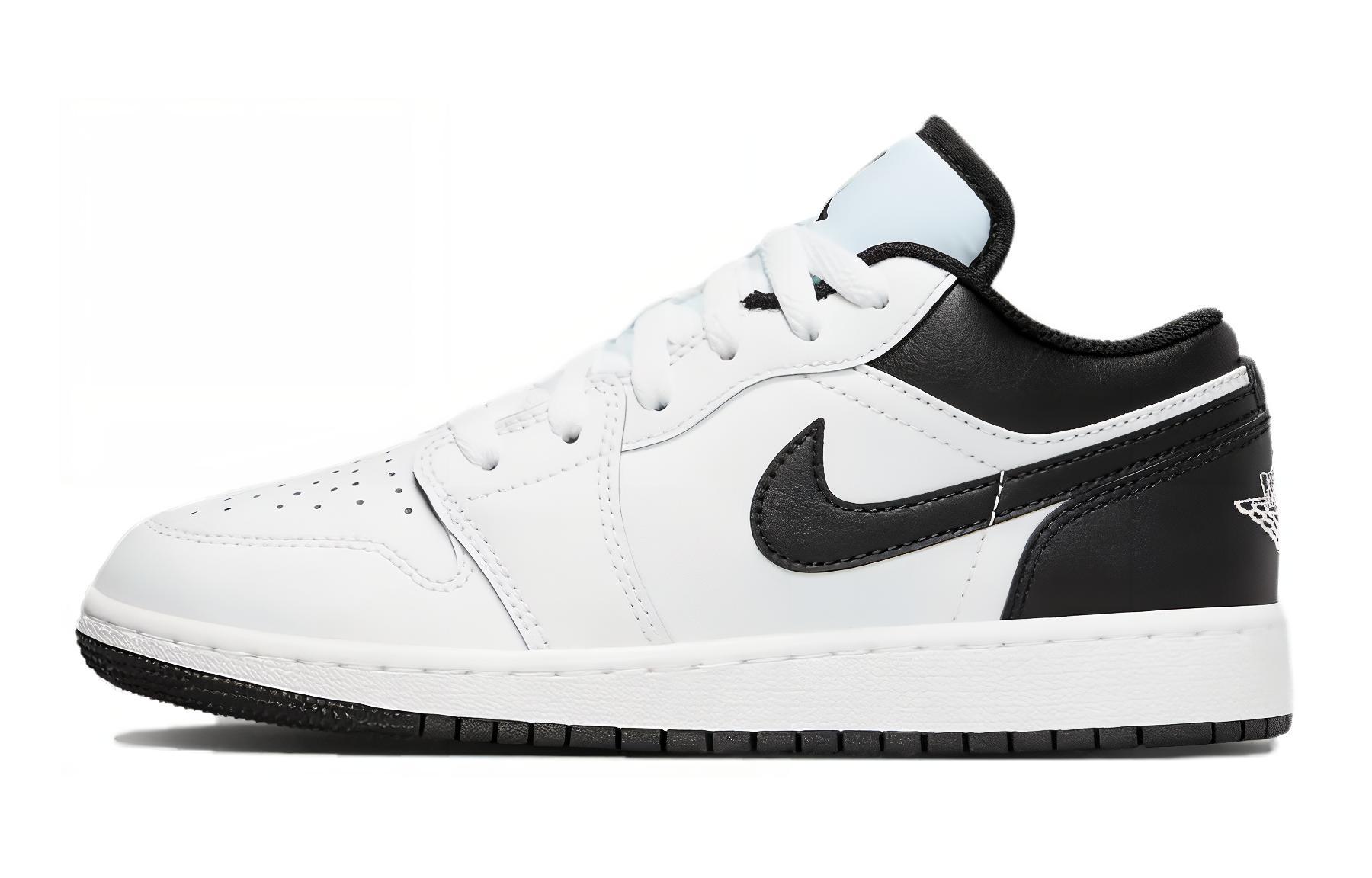 Jordan 1 Low White Black GS 553560-132