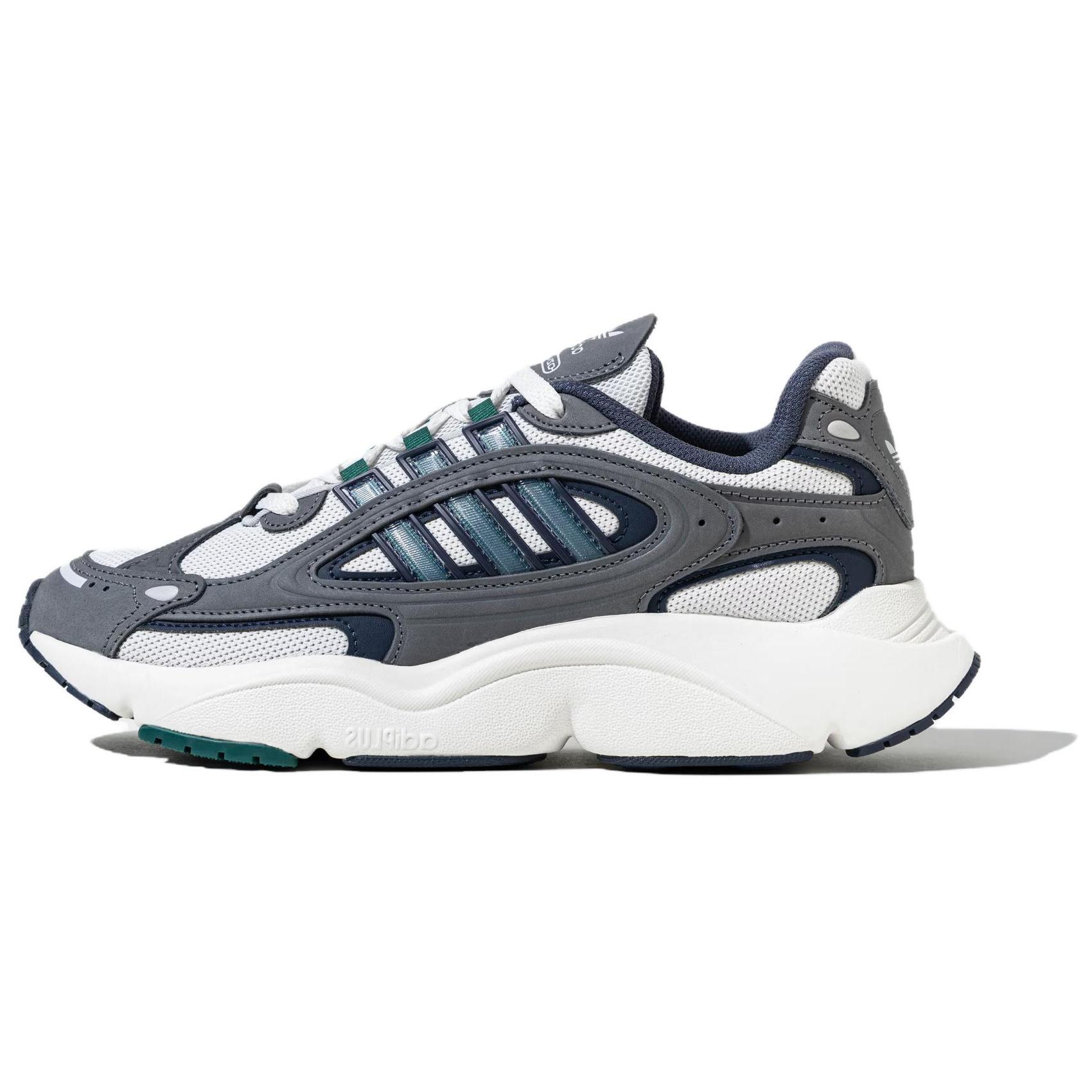 

Adidas Originals Ozmillen Wear-Resistant Low-Top Chunky Sneakers Unisex Gray Green Sneakers IH3373 42