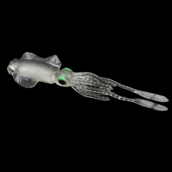 MUQZI Sports Accessory Artificial Squid Cuttlefish Shape Night Fishing Soft Lure Bait Tackle Accessory