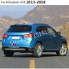 Car Door ABS Chrome Audio Speak Sound Cover Ring Circle Lamp Trim Stick 4PCs For Mitsubishi ASX 2013 2014 2015 2016 2017 2018
