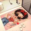 Betty Boop Print Rug, Washable Floor Carpet, For Entryway Dorm Laundry Room Office Study, Home Decor Birthday Christmas Gift