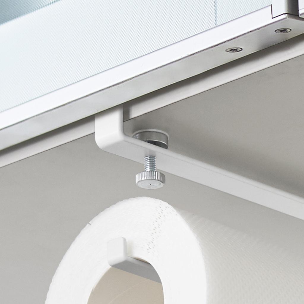 Yamazaki Jitsugyo Kitchen Paper Cut with One Hand Under the Cupboard Kitchen Paper Plate L 3298 (Yamazaki) Holder, Holder,