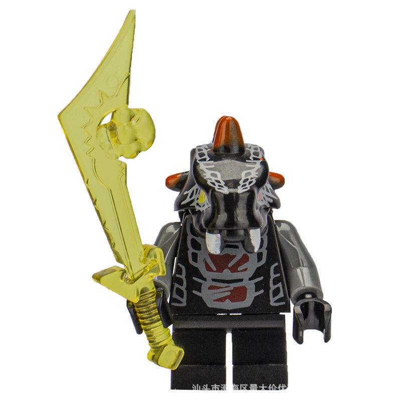 Villain Ninja Basilisk Tide Play Building Block Doll Assembly Educational Toys