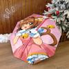 1PC Sakura Kinomoto Automatic Umbrella - Suitable Travel Outdoor Portable Umbrella Birthday Gift Daily Essentials
