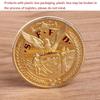 F26C Commemorative Coin Collection Artwork Plating Golden Saint Florian Firefighters