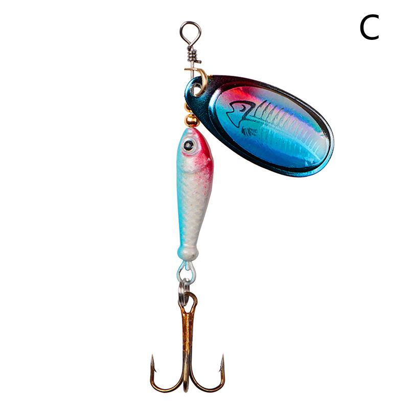 Metal Fishing Lure 9G  Bait High Quality Hard Baits Treble Hook Fishing Tackle For Pik
