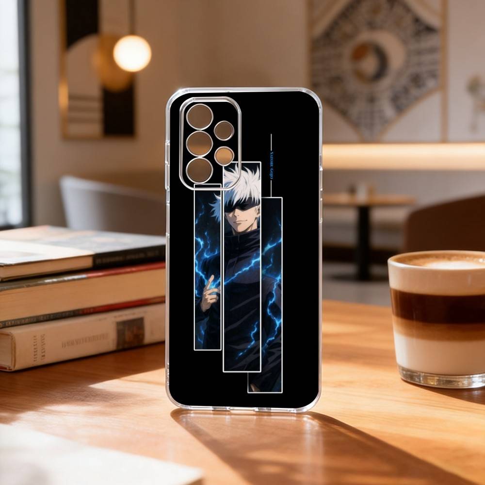 

J-Jujutsu K-Kaisen G-gojo satorU Phone Case Transparent Silicone Soft For Samsung S25,S24,S21,S22,S23,S30,Ultra,S20,Plus,Fe Samsung S30plus5G