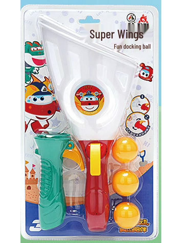 

Супер Крылья Двойной Выброс Брось и Поймай Мяч: Эластичная игрушка для занятий спортом на открытом воздухе, развивающая, для детей