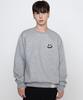GRAVER [Unisex] Small Drawing Smile Sweatshirt_Gray