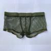 Men Sexy Underwear Letter Printed Shorts Bulge Pouch Underpants