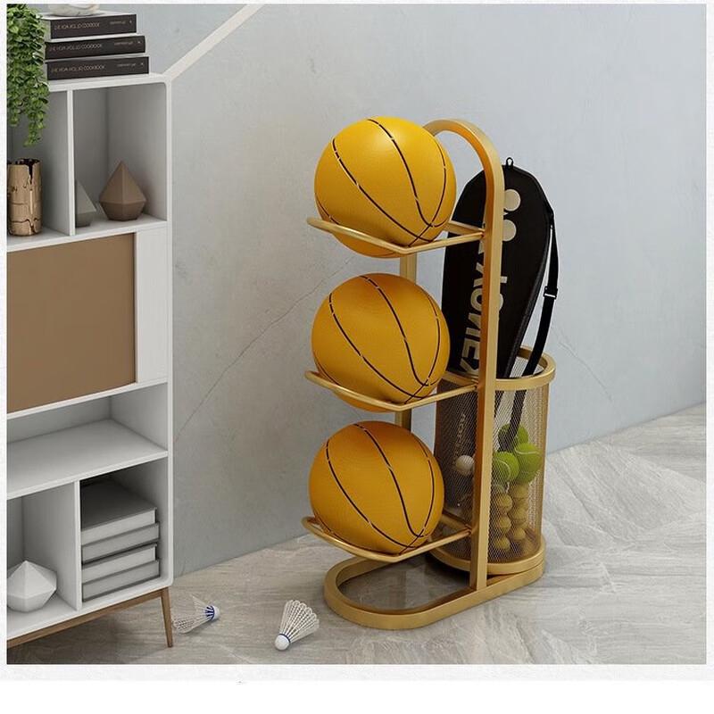 3-Tier Sports Ball Storage Rack