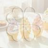 1/2Pcs Ice Cream Shaped Glitter Squeezable Toy With Colorful Sequins Cute Fruit Patterns Anxiety Stress Relief Sensory Toys