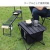 DOD Stealth X Mini Trash Can with Solo Camping Table, Size, GM1-598-BK